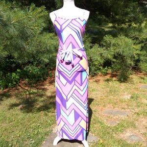 B Famous Multicolored BodyCon Maxi Dress